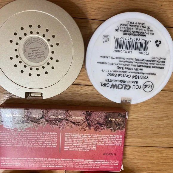 Urban Decay Naked Sin Eyeshadow Palette and Blush Bronzer Lot. - Picture 8 of 9